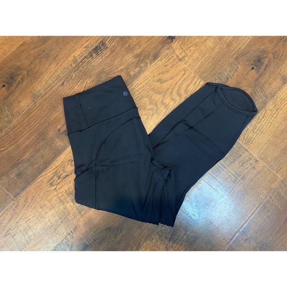 Athleta Pants - Athleta Capri Black Leggings Size Small